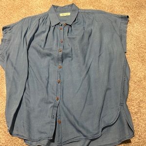 Madewell cute denim blouse
